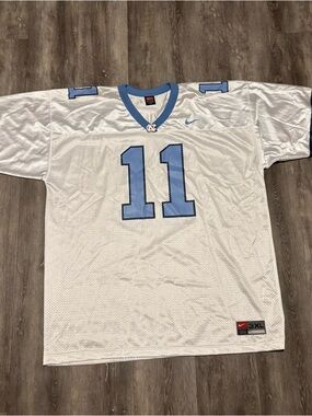 Vtg Nike Team North Carolina Tar Heels Football Jersey #11 Size 3XL